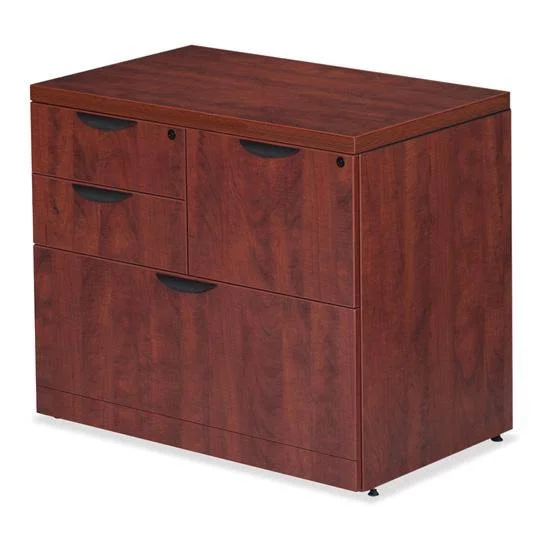 Office Source Pl114cg 30 in. Coastal Gray Lateral File Combo, Size: 29.5