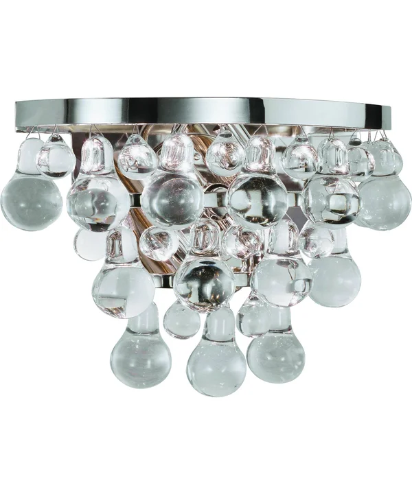 Robert Abbey Bling Wall Sconce - Polished Nickel S1001