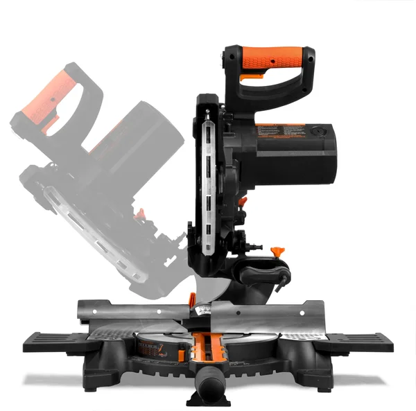 Wen MM1011 15-Amp 10x22 Single Bevel Compact Sliding Compound Miter Saw with Laser
