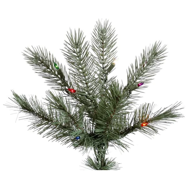 Vickerman Cashmere Pine Artificial Christmas Tree with 250 Multi-Colored LED Lights - 4.5& x 37x22