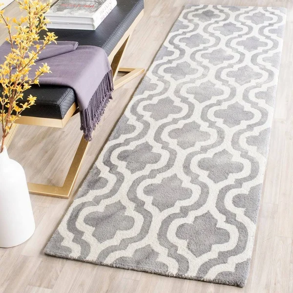 Safavieh Dip Dye DDY537D Turquoise - Ivory Rug 2&3x22 x 8& Runner