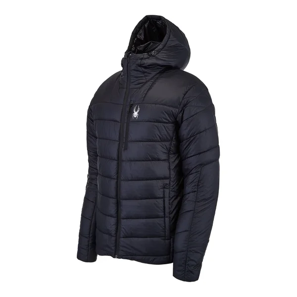 Spyder Glissade Hoodie Insulator Jacket Men's - Ebony, M