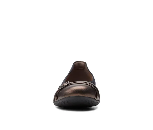 Clarks Sara Tulip Women's Shoes Metallic Leather : 10 B