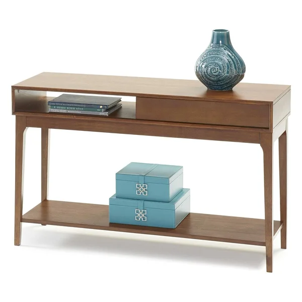 Progressive Furniture Mid-Mod Console Table - Cinnamon