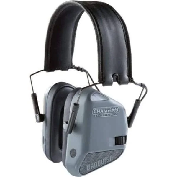 Champion 40978 Vanquish Electronic Hearing-Protection Muffs (Gray)