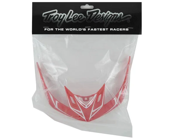 Troy Lee Designs 2017 A2 Helmet Visor Pinstripe Red/Black