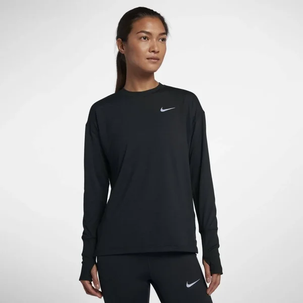 Nike Element Women's Running Top Size L (Black)