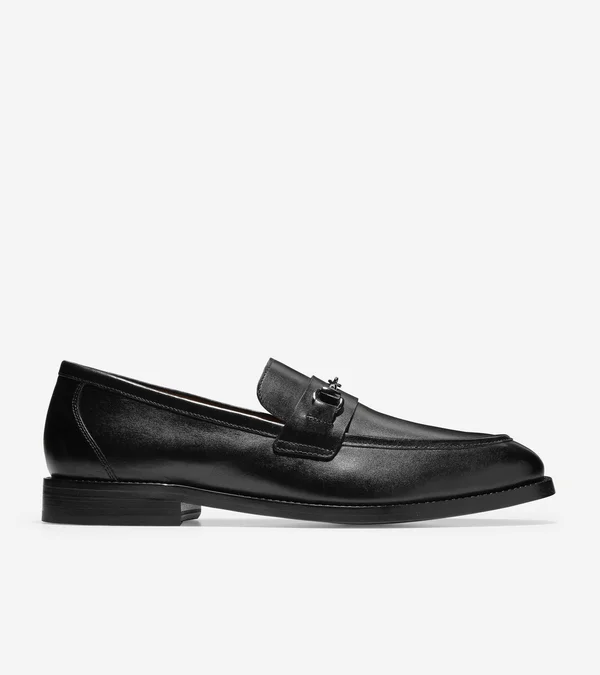 Cole Haan Men's Kneeland Bit Loafer (Black - 13 D)