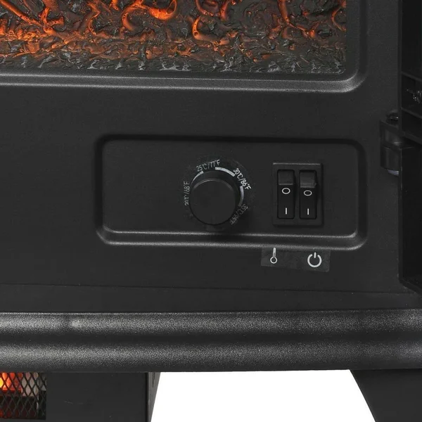 Legacy 1 - 000 Sq. ft. Panoramic Infrared Electric Stove in Black
