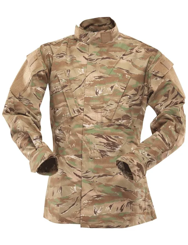 Tru-Spec Tactical Response Shirt, All Terrain Tiger NYCO, 2XL, Long