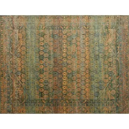 Bloomsbury Market Zanders Lagoon/Fiesta Area Rug, Size: Rectangle 5&3 inch x 7&4 inch