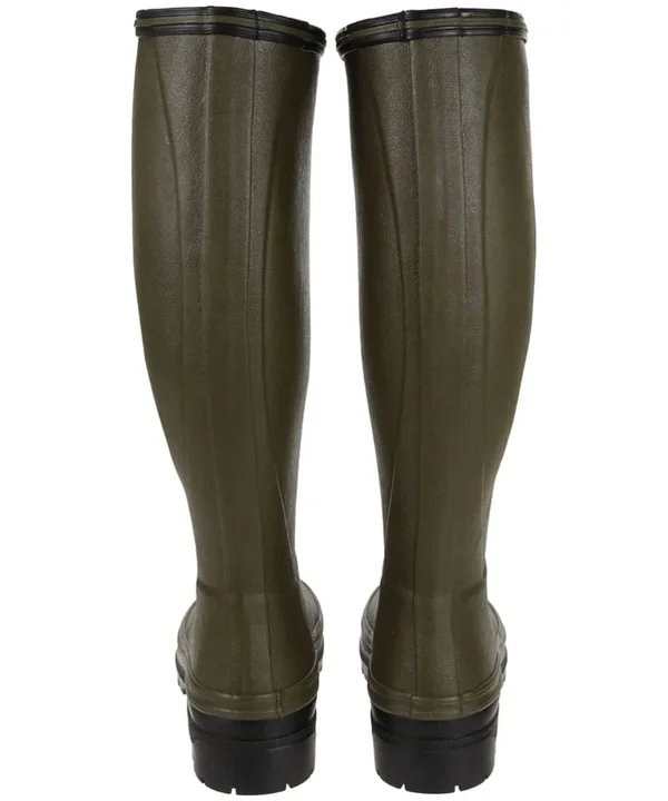 Le Chameau Giverny Jersey Lined Wellington Boots - Vert Chameau