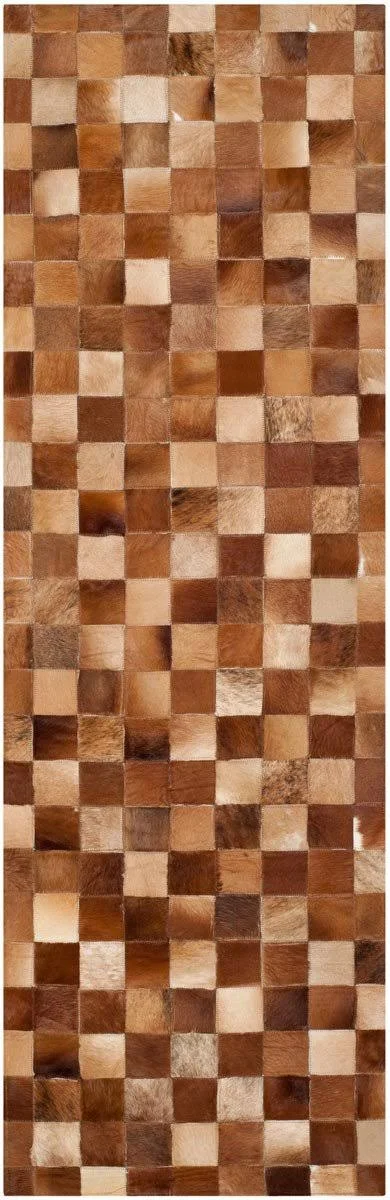 Safavieh Studio Leather STL517B 8& x 10& Brown, Beige Rug