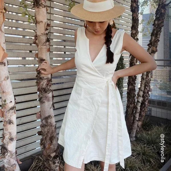ADAY Wind Down Dress - White