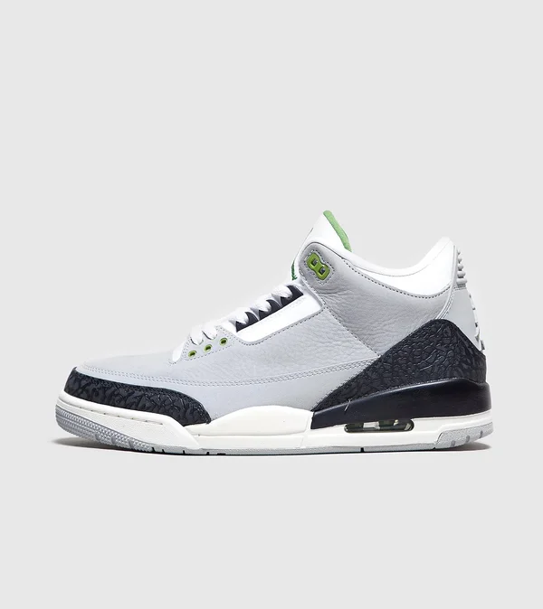 Air Jordan 3 Retro &Chlorophyll& Shoes - Size 12.5