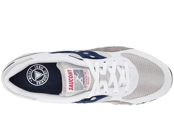 Saucony Shadow 6000-WHITE/GREY/NAVY-7