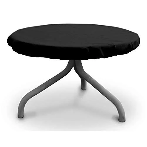 KoverRoos 54x22Dia Weathermax Round Table Top Cover - Black 71560