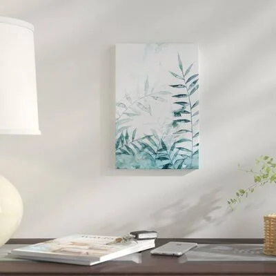 &Bamboo Whisper II& Print on Canvas East Urban Home Size: 18x22 H x 12x22 W x 0.75x22 D