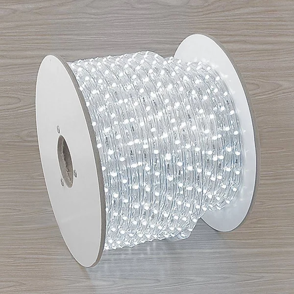 Novelty Lights RL-LED-SP Rope Light Spool, Cool White, 150&, Custom Cuttable, 1/2x22 Diameter, 120 Volt, Includes 5 Free Connect