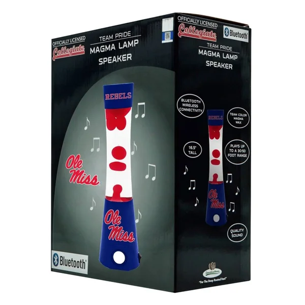 Ole Miss Rebels Magma Lamp with Bluetooth Speaker 4089828