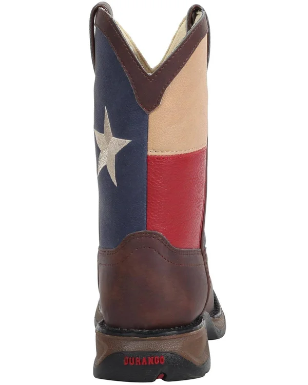 Lil Durango Kids Texas Flag Western Boots 10.5