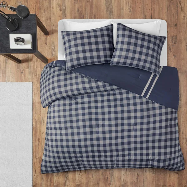 Intelligent Design Oxford Reversible Comforter Set Twin/Twin XL