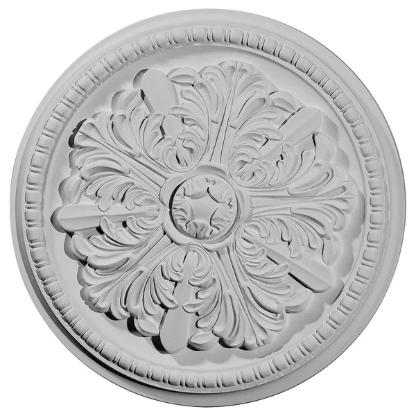 Ekena Millwork CM16SWPCC 16 7/8x22OD x 1 1/2x22P Swindon Ceiling Medallion (Fits Canopies Up to 2 7/8x22) - Hand-Painted Pot of C