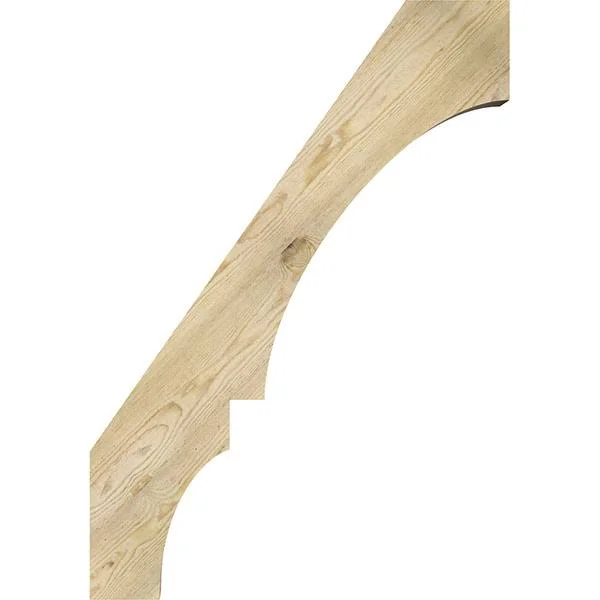 Ekena Millwork 6x22W x 28x22D x 40x22H Balboa Rough Sawn Brace - Douglas Fir