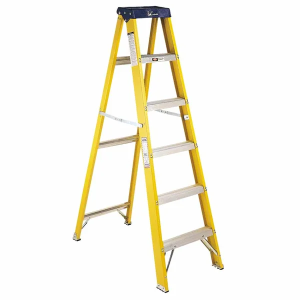 Louisville Ladder FS2004 Fiberglass Step Ladder - 4-Feet/250lb