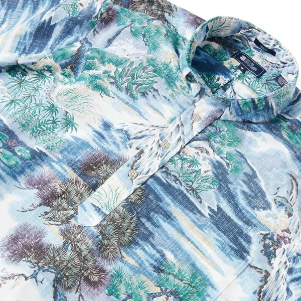 Reyn Spooner Men's Hawaiian Aloha Shirt, Scenic Print - Button Front
