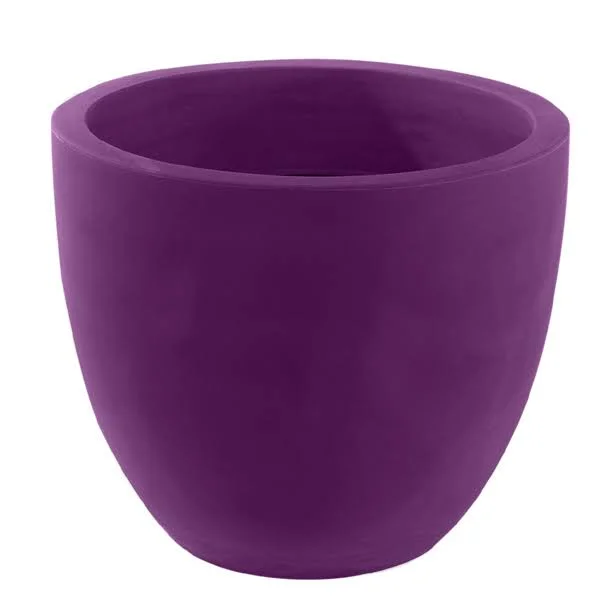 Cuenco Resin Pot Planter Vondom Plum 20.5x22 H x 24x22 W x 24x22 D