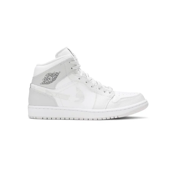 Air Jordan 1 Mid Men's Shoe Size 13 (White)