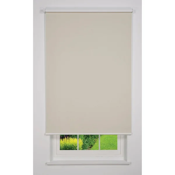 Linen Avenue Cordless Blackout Roller Shade, Beige 41 W x 66 H