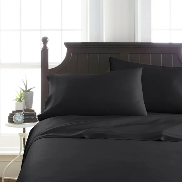 ienjoy Home Premium Bamboo 4 Piece Luxury Bed Sheet Set