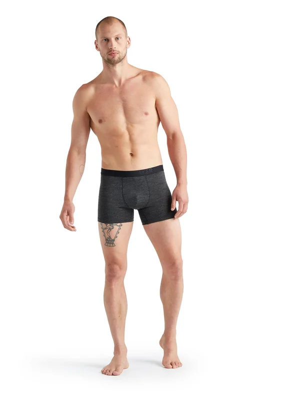 Icebreaker Men's Anatomica Cool-Lite Boxers Black S