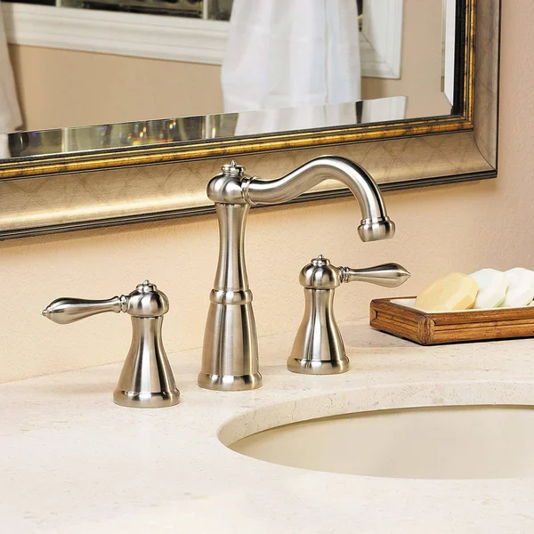 Pfister LF-049-M0BK Marielle 2-Handle 8x22 Widespread Bathroom Faucet - Brushed Nickel