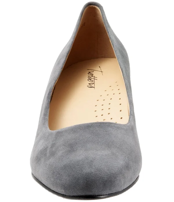Trotters Kiera Pumps, Women's, Dark Brown Suede, Size: 6