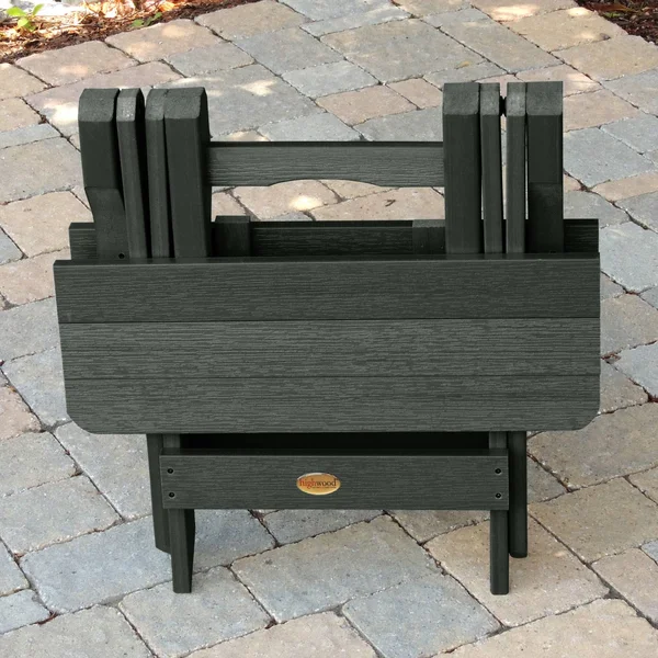 Highwood Folding Adirondack Side Table Charleston Green