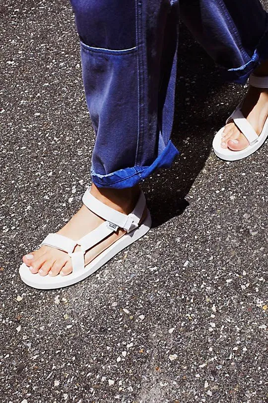 Original Universal Teva Sandals by Teva at Free People in White, Size: US 6