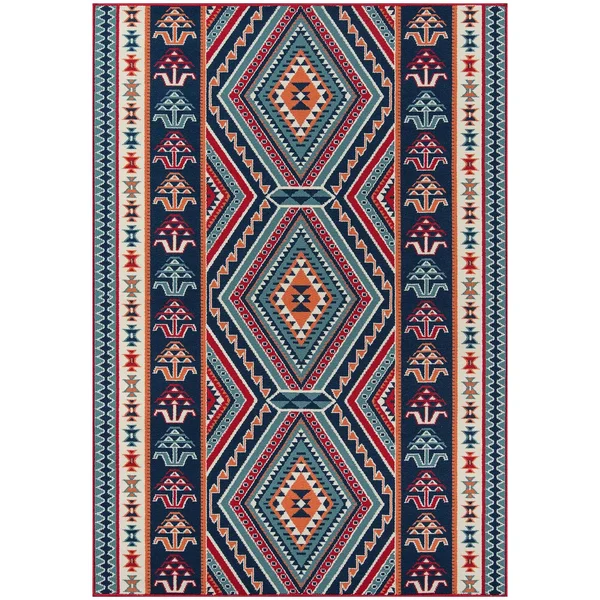 Momeni Baja BAJ31 Area Rug, Red, 7&10x22 x 10&10x22 Rectangle