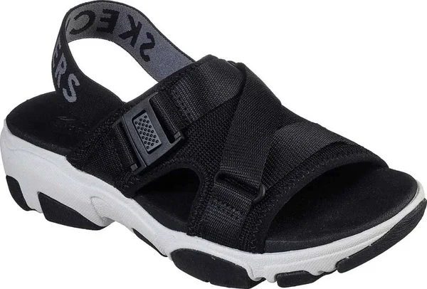 Women's Skechers Daddy-O Dibs Slingback Sport Sandal - Size: 5, Black