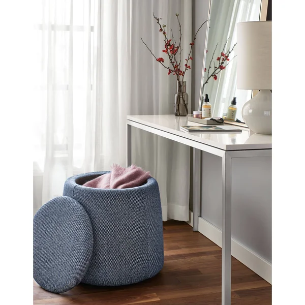 Room & Board, Modern Parsons 60W 12D 29h Console Table w/ 1x22 Leg, Smoke Tempered Glass Top w/ Gold Base