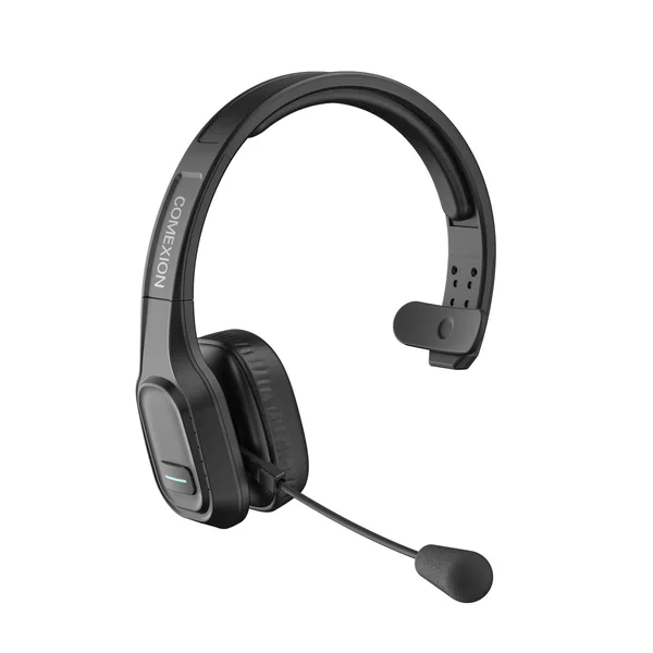 Comexion Trucker Bluetooth Headset V5.0 - Wireless Headphone with Noise Cancelingu0026Mute Microphone for Cell Phones, on Ear Blu