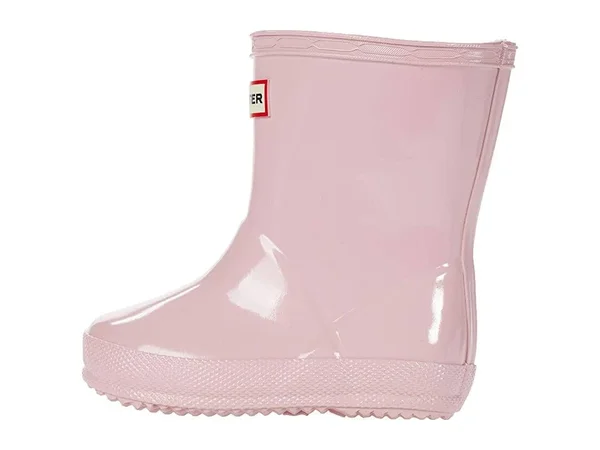 Hunter Original Kids& First Classic Gloss Rain Boot (Toddler) Foxglove