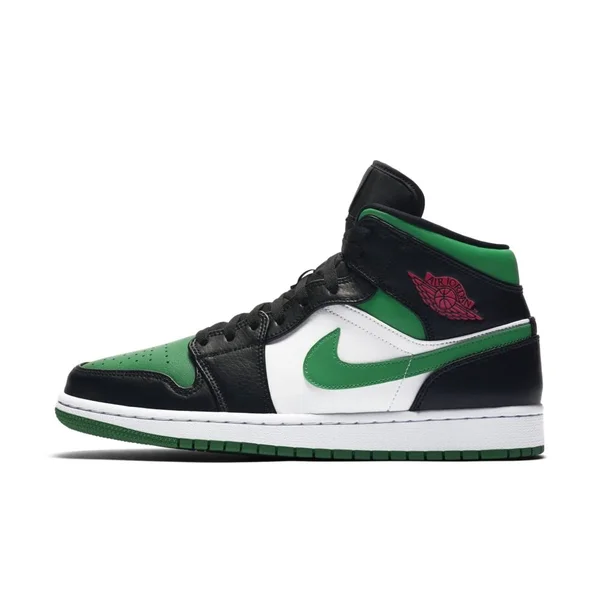 Air Jordan 1 Mid Black Pine Green - Size 8 Men