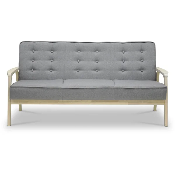 Baxton Studio Mid, Century Timor Sofa, Gray