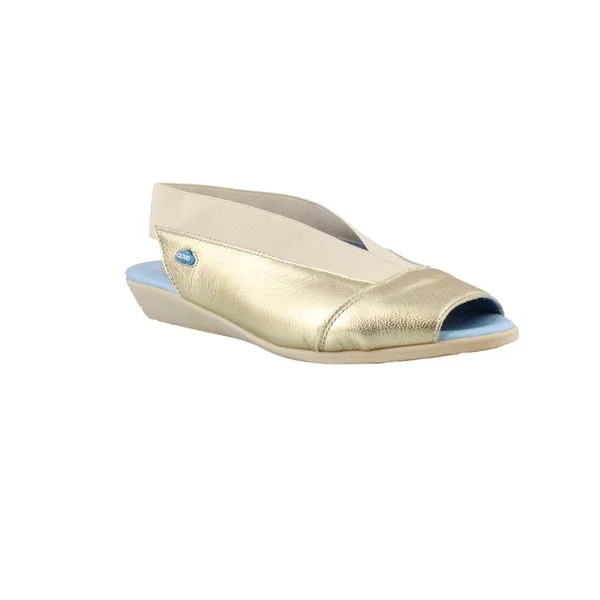 Women's Cloud Caliber Slingback Sandal, Size 9.5-10US - Metallic