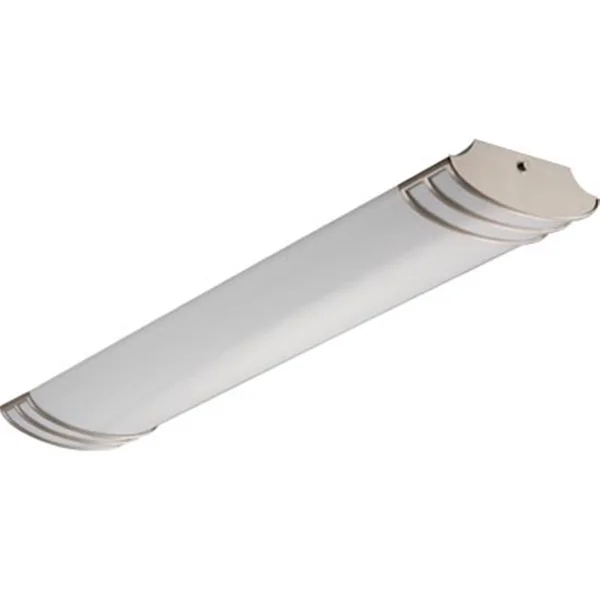 Lithonia Lighting 10815 Brushed Nickel 2 Light Fluorescent - Silver