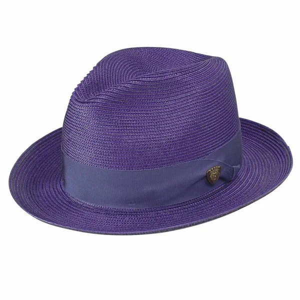 Dobbs Rosebud Black Straw Hat