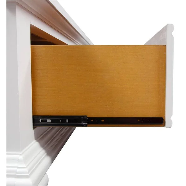 Bowery Hill Queen Panel Headboard in Oyster White - BH-1636795